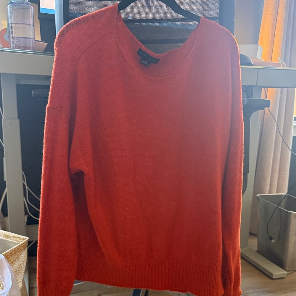 Women’s orange sanctuary sweater
